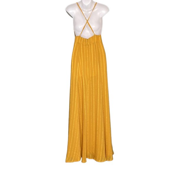 Lulus Elevate Light Embroidered Maxi Dress in Yellow - Picture 3 of 6